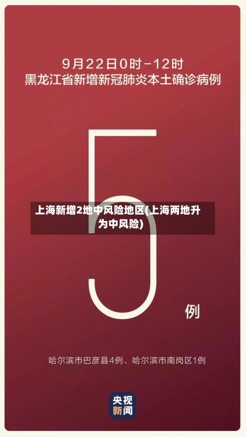 上海新增2地中风险地区(上海两地升为中风险)
